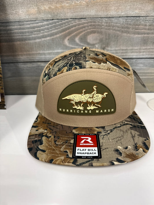 Hurricane Marsh 7 Panel Hat Tres Pavos Turkey
