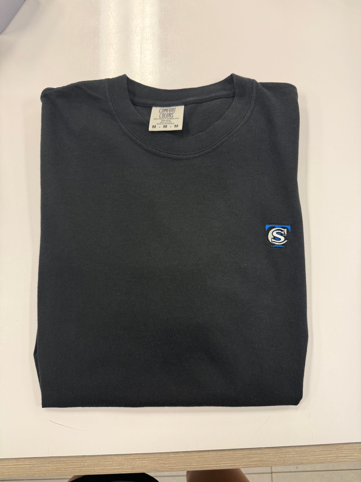 Trinity Black Logo Tee