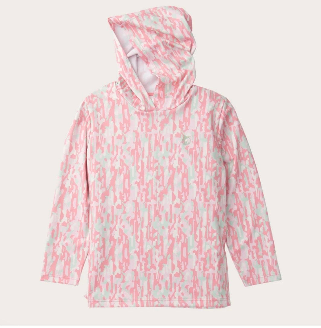 Prodoh Geranium Pink Camo Girl’s Hoodie