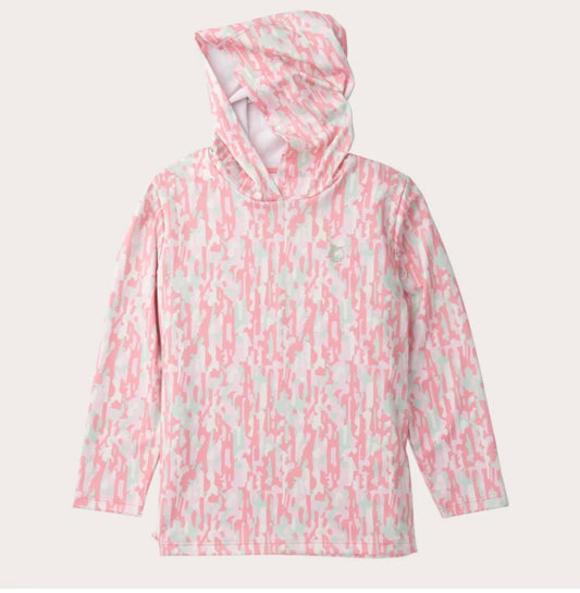 Prodoh Geranium Pink Camo Girl’s Hoodie