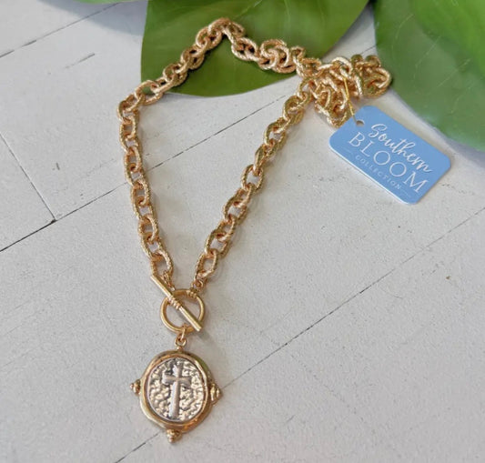 Grace Upon Grace Toggle Necklace