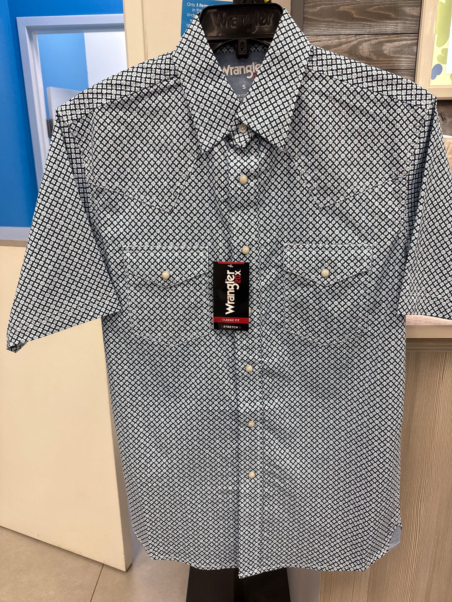 Wrangler West Men SS 20X AC Snap Shirt