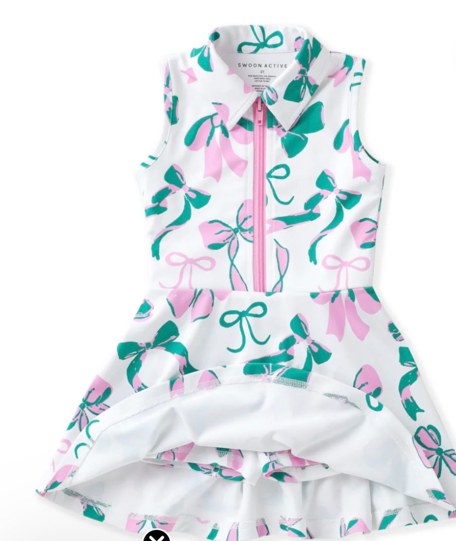 Swoon Country Club Bow Dress