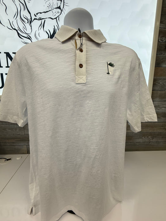 LumberJack Golf White/Khaki Polo