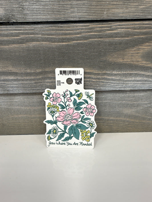 Grow Where Planted Sticker