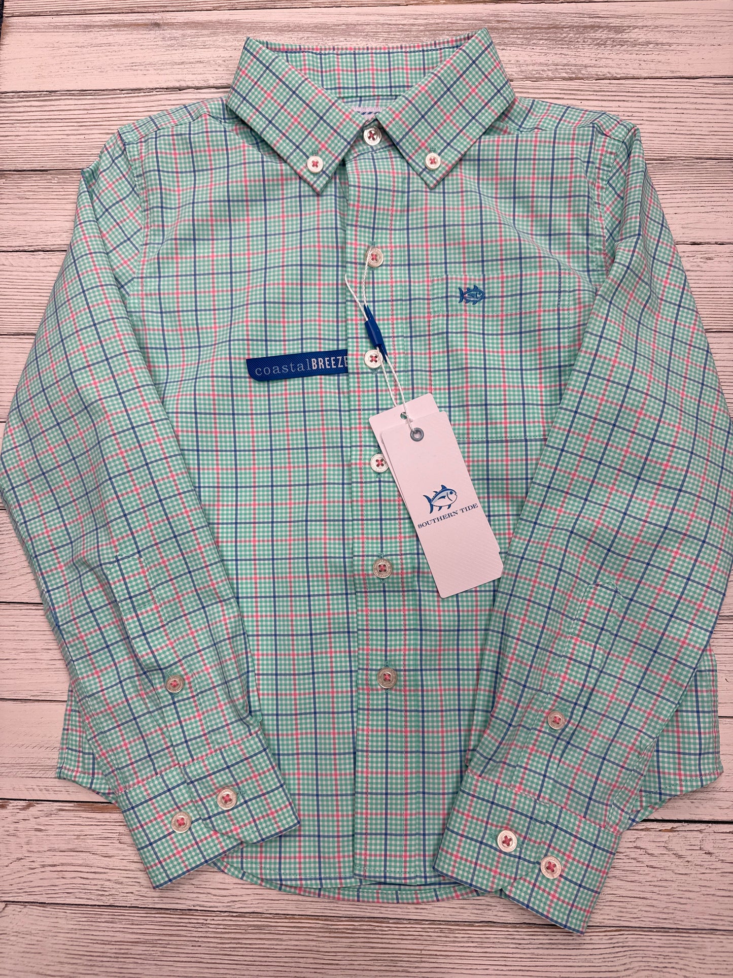 Southern Tide Youth Gulf Shores Sports Shirt
