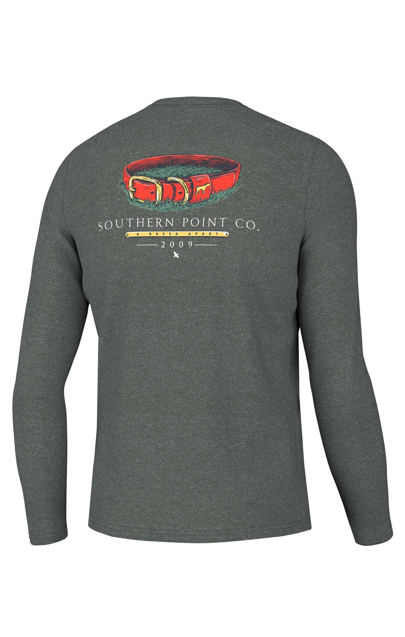 Southern Pointe Blaze Orange Collar LS Tee