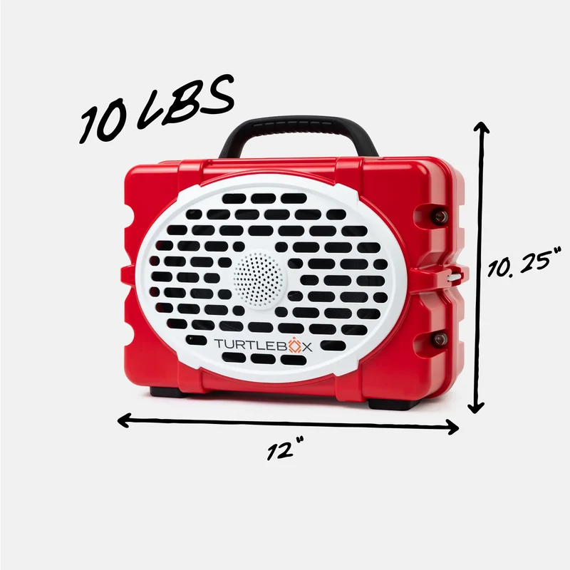 Turtlebox Gen 3 Gameday Red & White