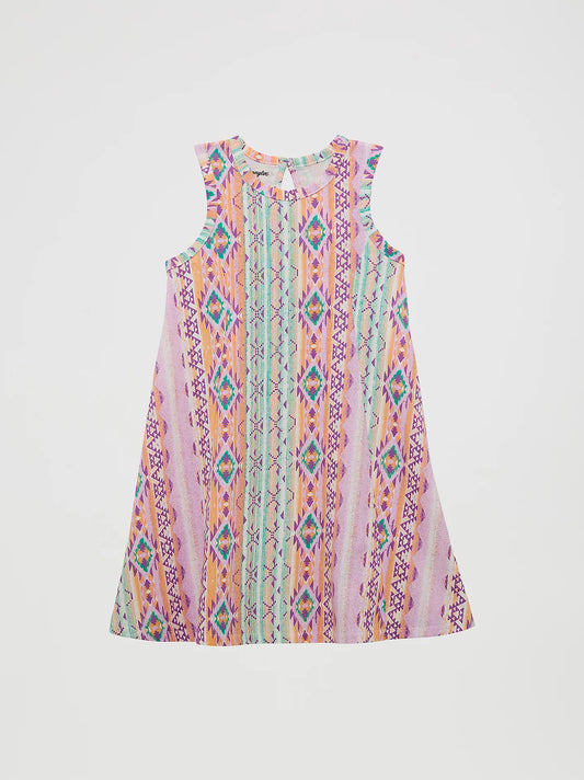 Wrangler Girl's Western Sleeveless Swing Dress