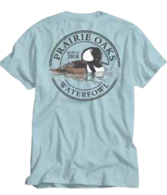 Prairie Oaks Hooded Merganser in Chambray
