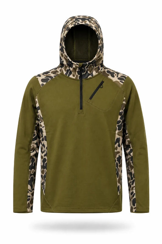 Prairie Oaks Outlaw Hoodie Traditions Camo Olive
