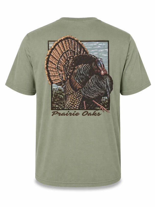 Prairie Oaks Struttin Tom T-shirt in Pine