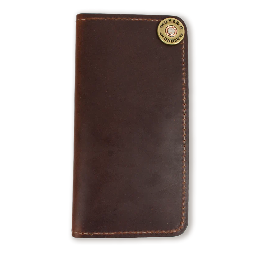 Over Under Horween Checkbook Wallet