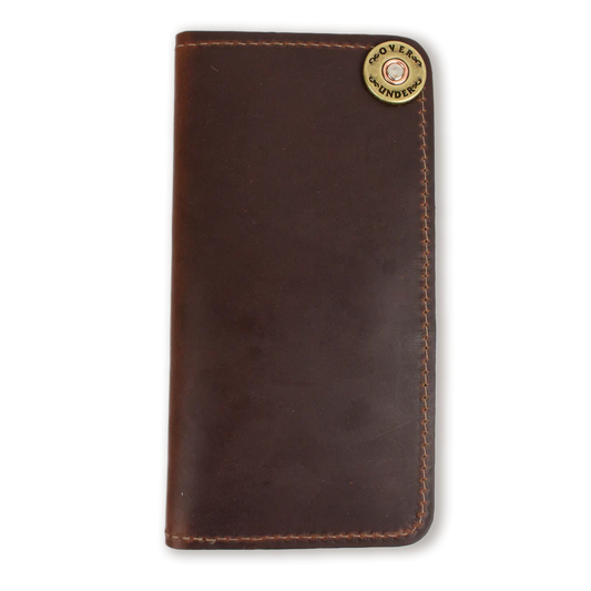 Over Under Horween Checkbook Wallet