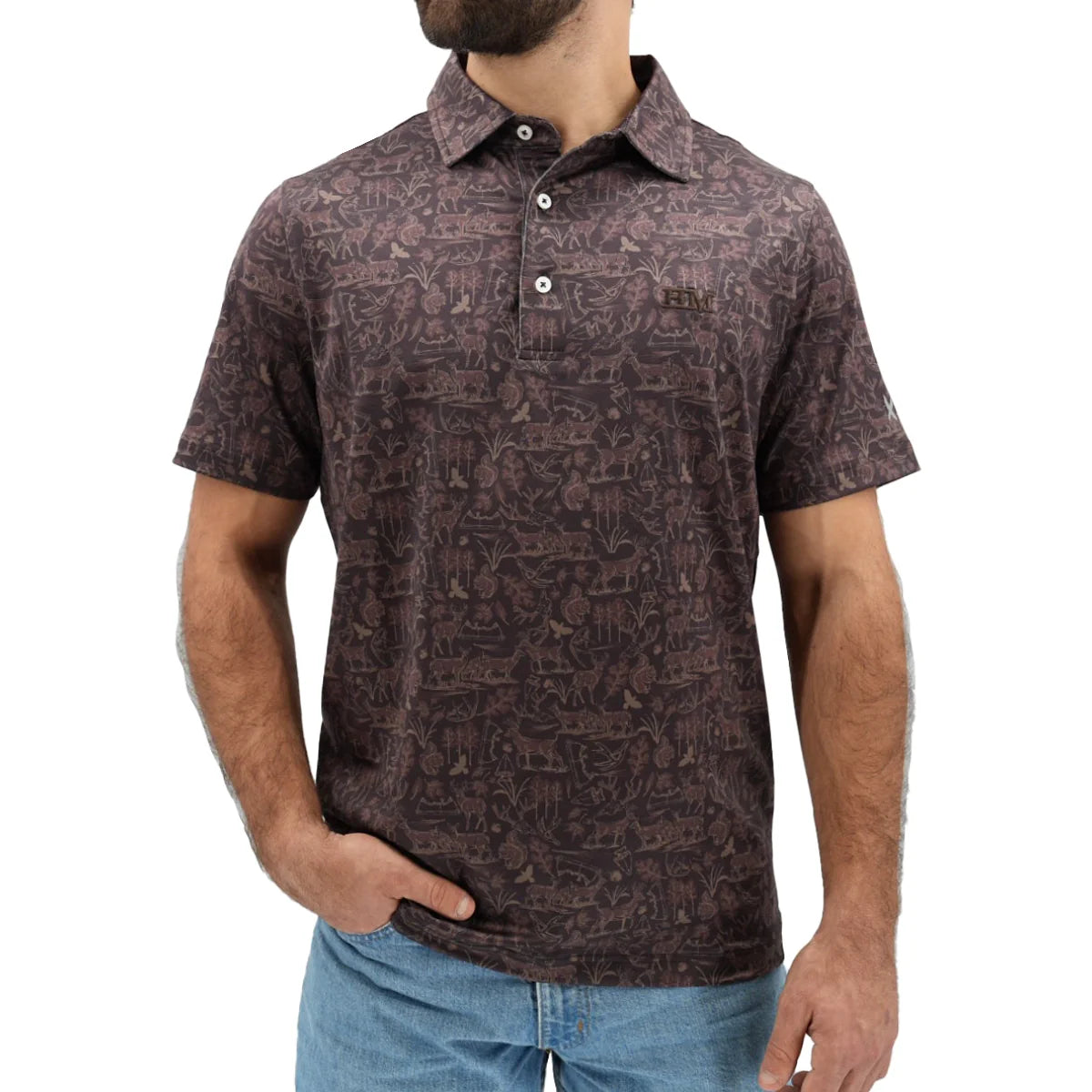 Hurricane Marsh The Back 40 Buck Polo