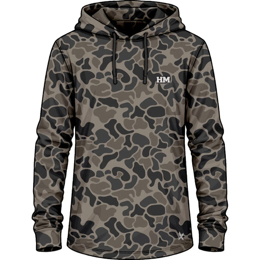 Youth Hurricane Marsh the Cache Camo Pursuit Performance Hoodie