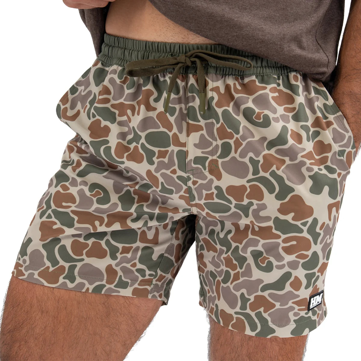 Hurricane Marsh Grassland Camo Athletic Shorts