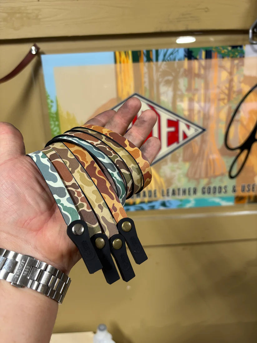 Drake Camo Leather Sunglasses Strap