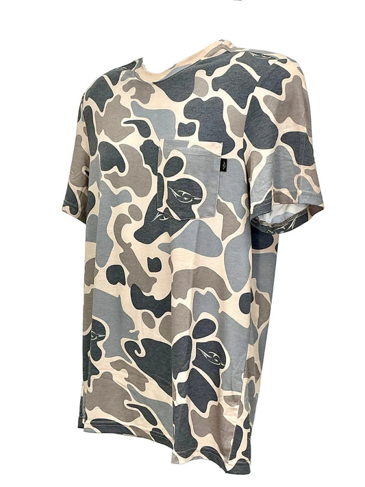 American Flyway Waterfowl Vintage Camo Hardwoods