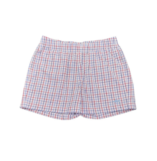 Saltwater Boys Patriotic Plaid Naples Shorts