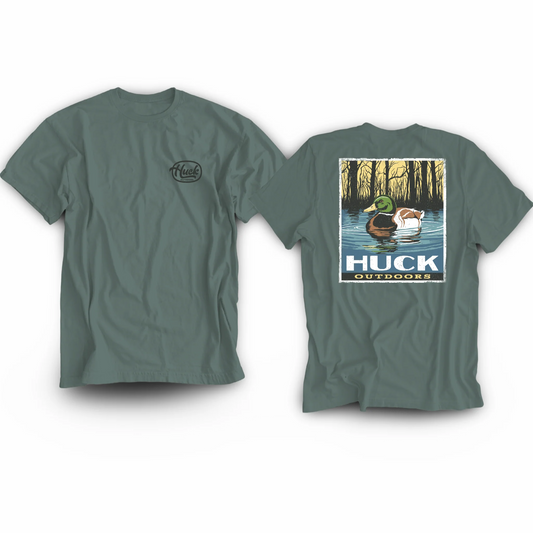 Huck Outdoors Mallard Poster Tee