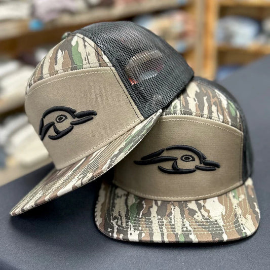 American Flyway Waterfowl AFW Realtree Original 7 Panel Duck Logo Hat