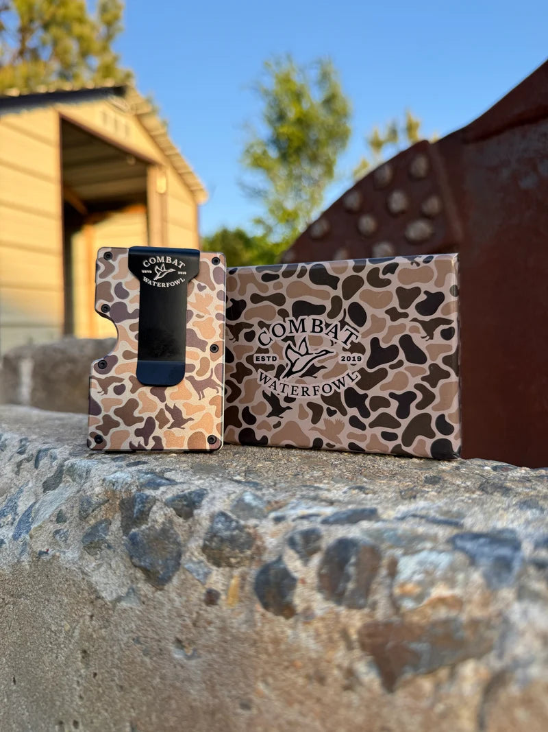 Combat Waterfowl Mosul Camo Money Clip