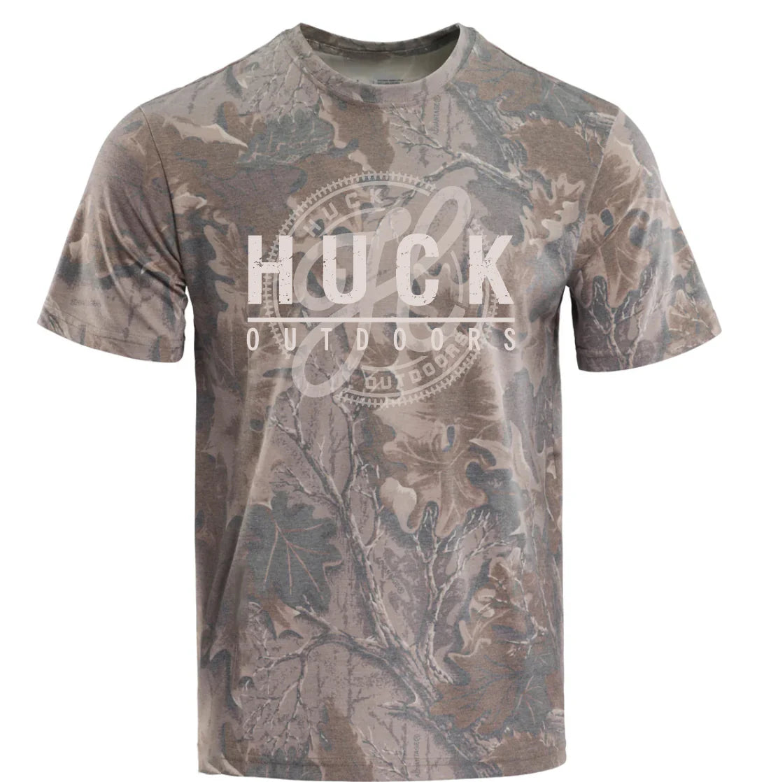 Huck Outdoors Ghost Logo Realtree Advantage T-shirt
