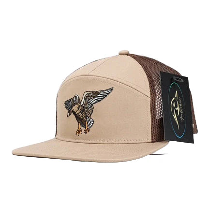 AFW Specklebelly Pale Khaki & Brown 7 Panel Hat