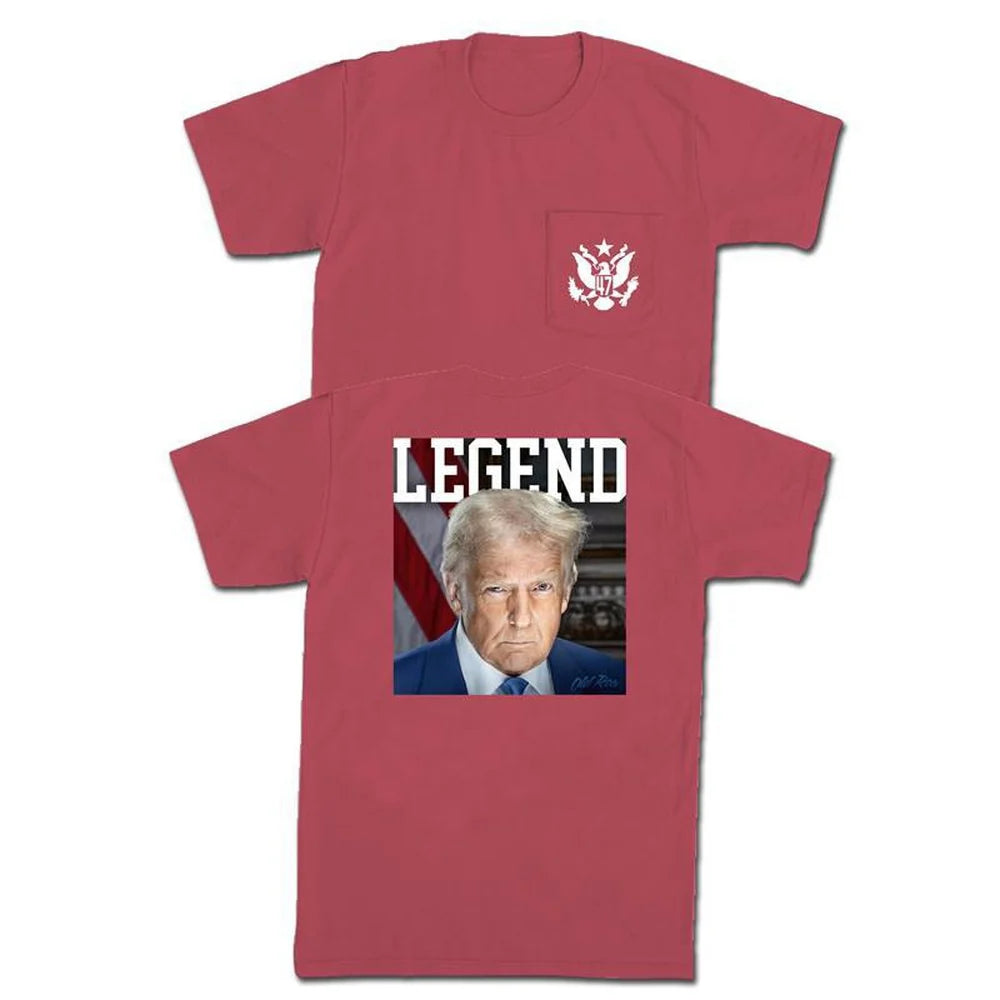 Old Row 47 Legend Pocket Tee Red