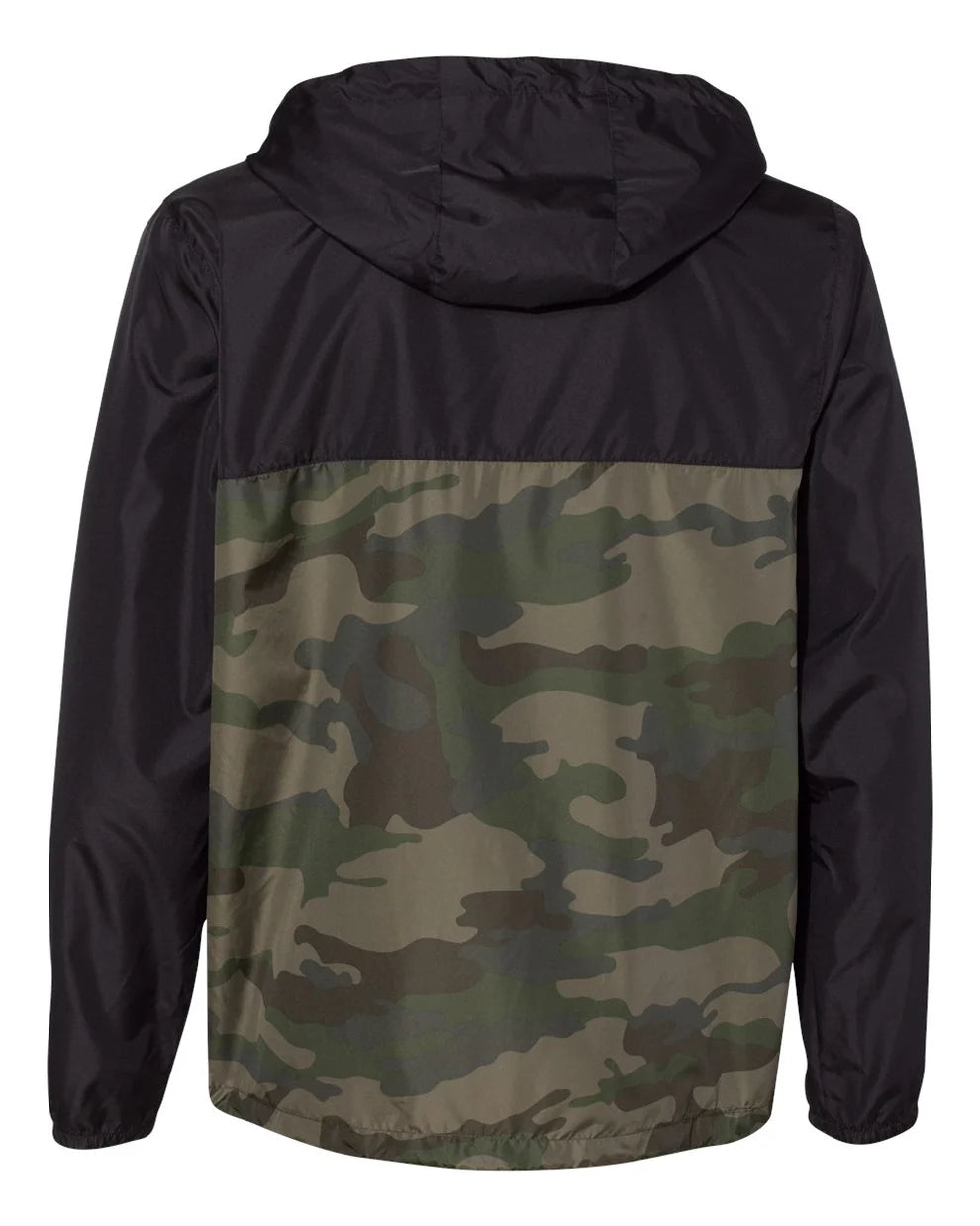 American Waterfowl Camo & Black Lightweight Windbreaker