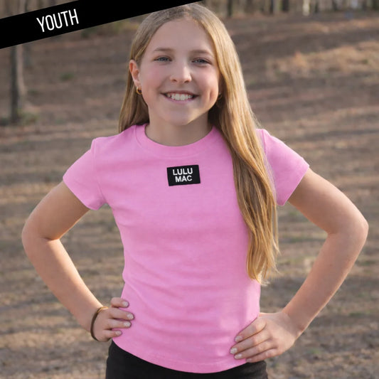 Lulu Mac Pink Youth Babydoll Tee