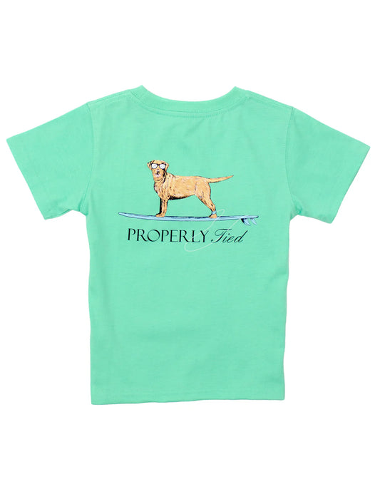 Properly Tied Waverider SS Green Tee