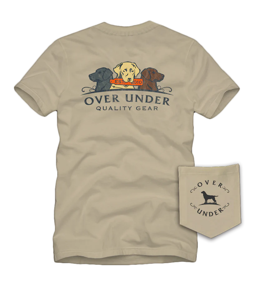 Over Under Lab Trio T-shirt Khaki