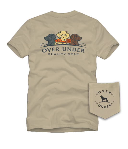 Over Under Lab Trio T-shirt Khaki