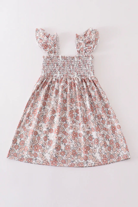 Floral Smocked Dress