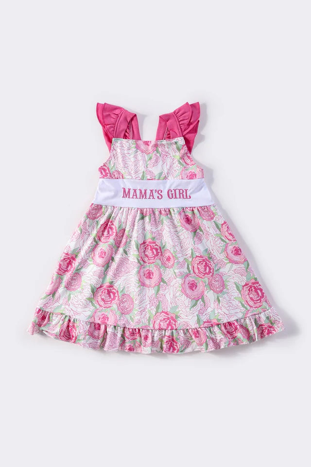 Mama's Girl Embroidered Dress