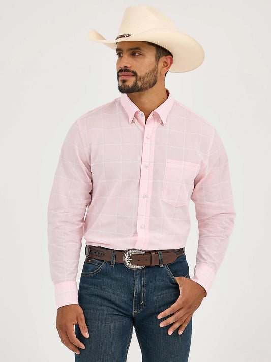 Wrangler Men's Cody Johnson One Pocket Button Down Shirt