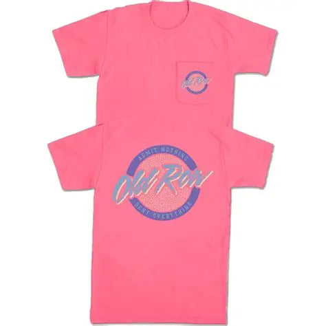 Old Row Circle Logo Pocket Tee Crunchberry