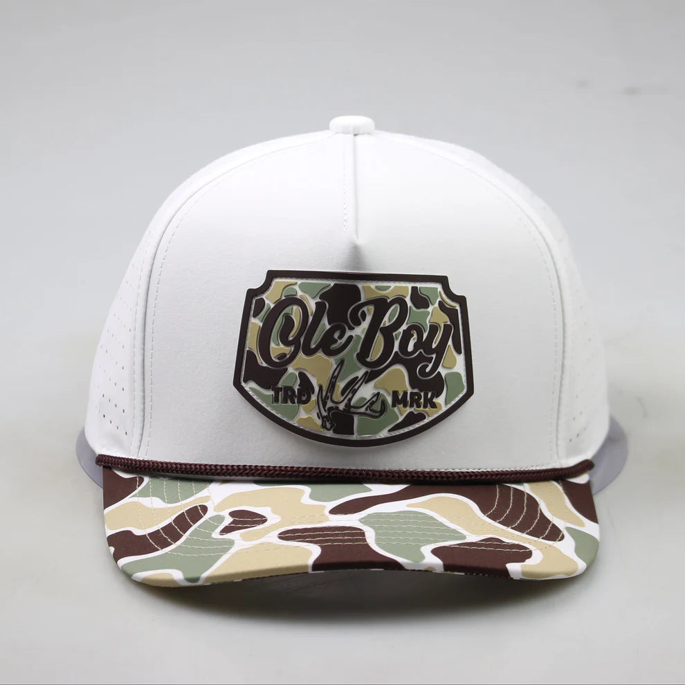 Ole Boy Performance Deer Antler Camo Patch Hat