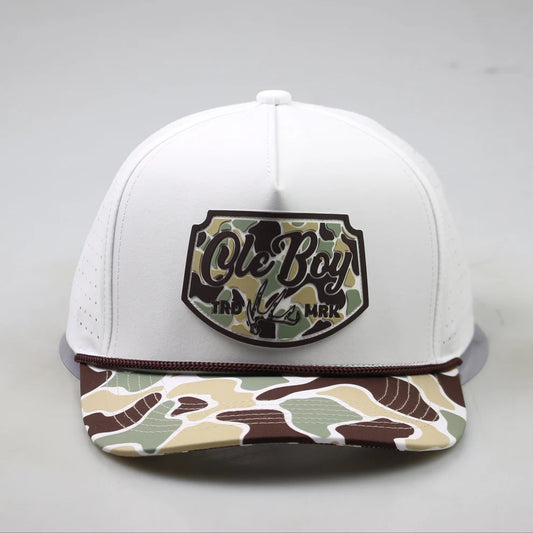 Ole Boy Performance Deer Antler Camo Patch Hat