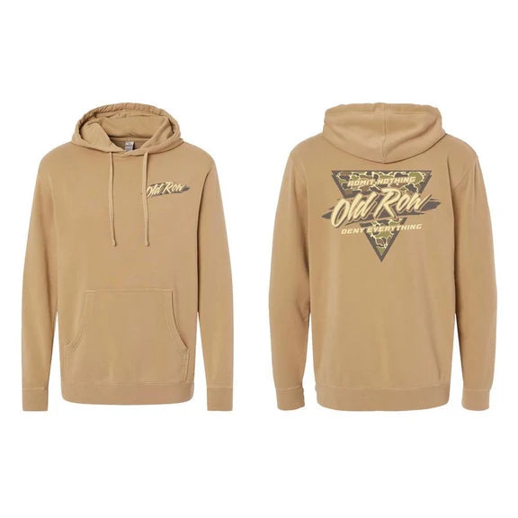 Old Row Duck Camo Retro Triangle Crewneck in Khaki