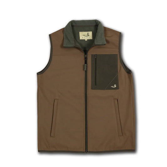 Dixie Decoys Pamlico Layering Vest in Brown
