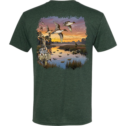 Hurricane Marsh Pintail Sunrise T-shirt
