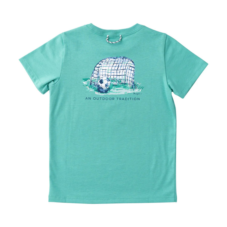 Prodoh Kid's Cotton Short Sleeve T-shirt – Soccer Goal Art