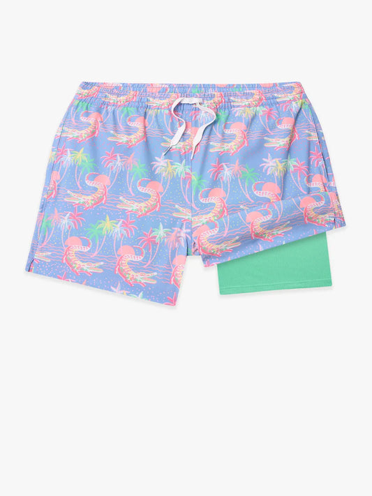 Chubbies Rock a Crocs Boys Lined Swim Trunks