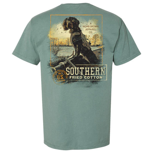 Southern Fried Cotton Blaze Tee in Cypress