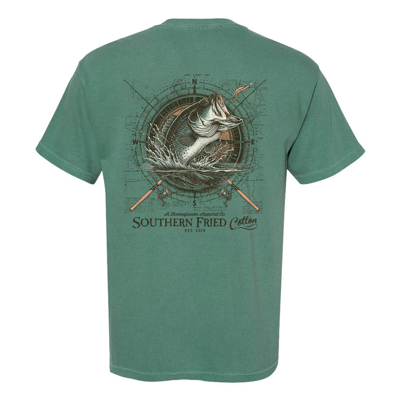 Southern Fried Cotton Bass Hunter Tee