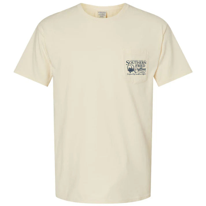Southern Fried Cotton Homegrown Tomatoes Tee in Color Parchment
