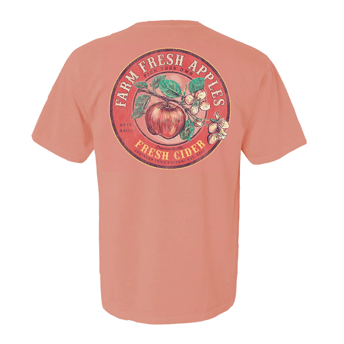 Southern Fried Cotton Farm Fresh Apples T-shirt